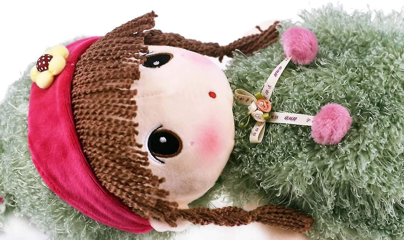 Kawaii 15.7 Inch Stuffed Plush Girl Toy Doll . Good Gift For Kids Baby Lover.(green)