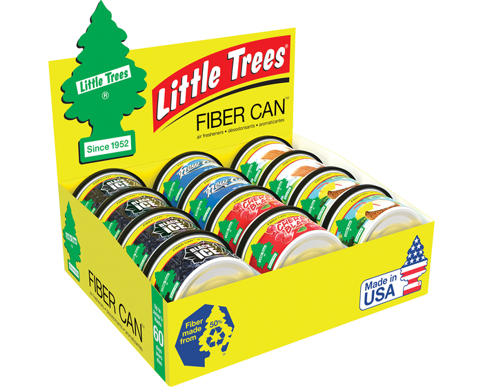 Little Tree Fiber Can - 1 Count， Assorted - UCD-17810-24