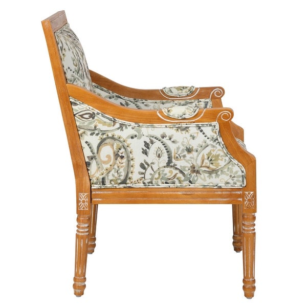 Homy Casa Upholstered Arm Accent Chair