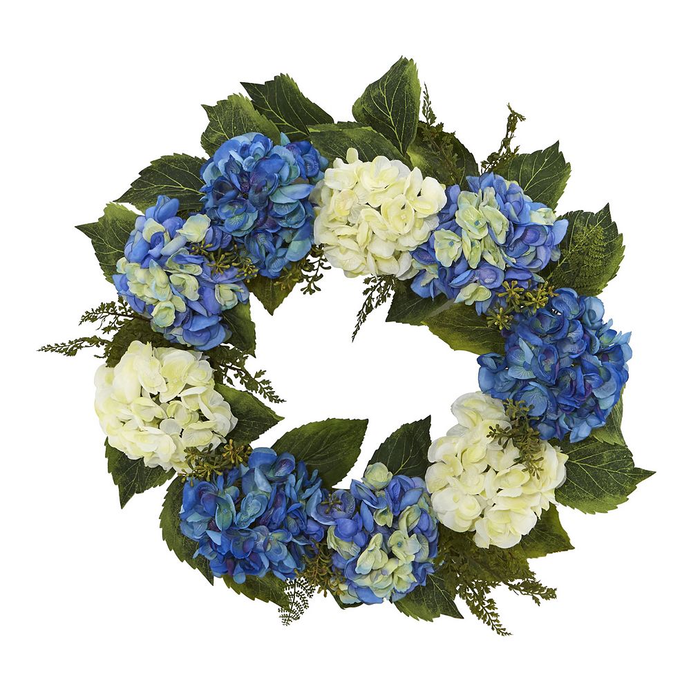 nearly natural Artificial Hydrangea Floral Wreath