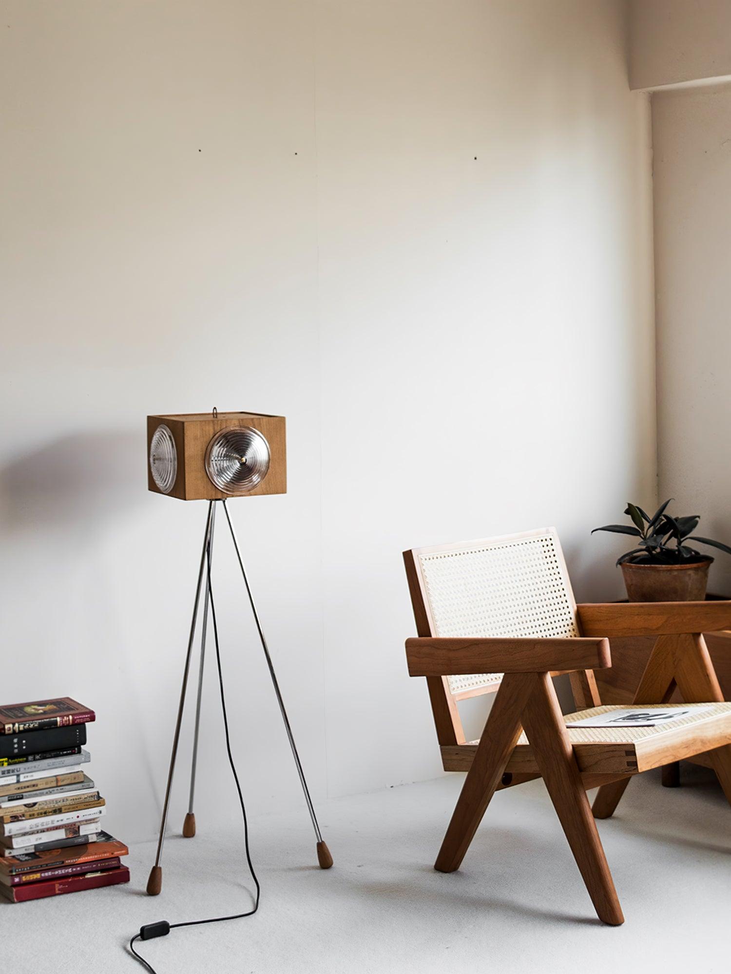 Retro Camera Focus Floor Lamp