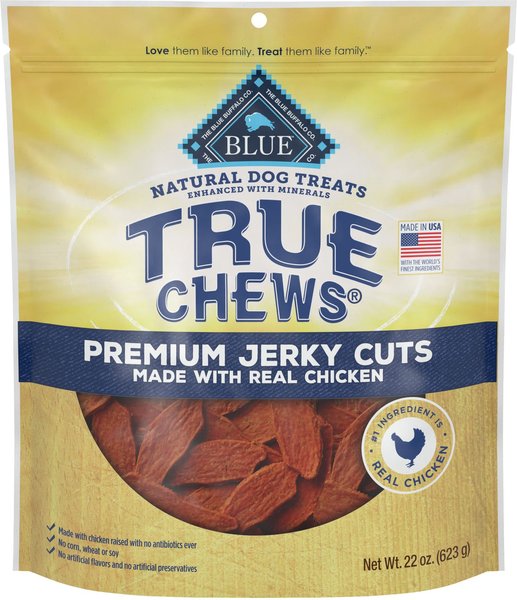 Blue Buffalo True Chews Premium Jerky Cuts Natural Chicken Dog Treats