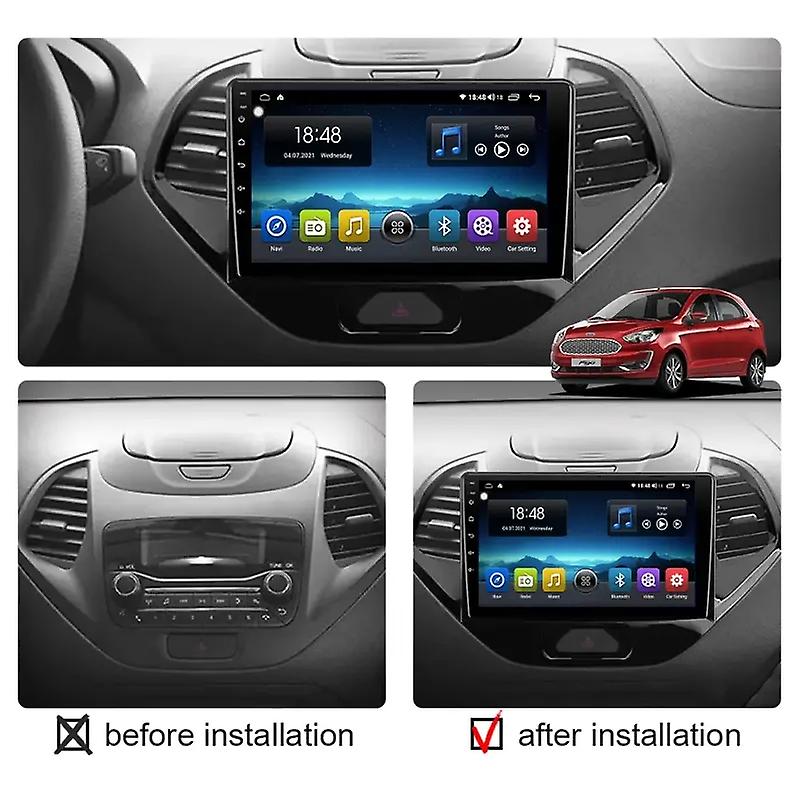 Carplay 2din Android 11 Car Radio Multimedia Video Player For Ford Figo 2015 - 2018 Navigation GPS