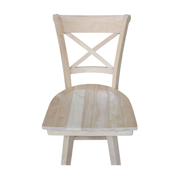 Charlotte Stool with Swivel Seat - Unfinished