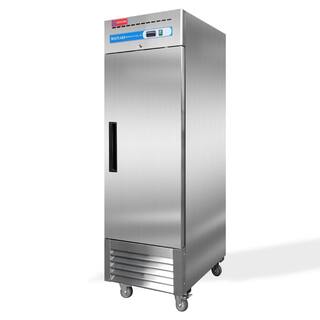 Edendirect 27 in W 23 cu.ft. Commercial Refrigerator with Stainless Steel -8-0F HZWCRY23042101