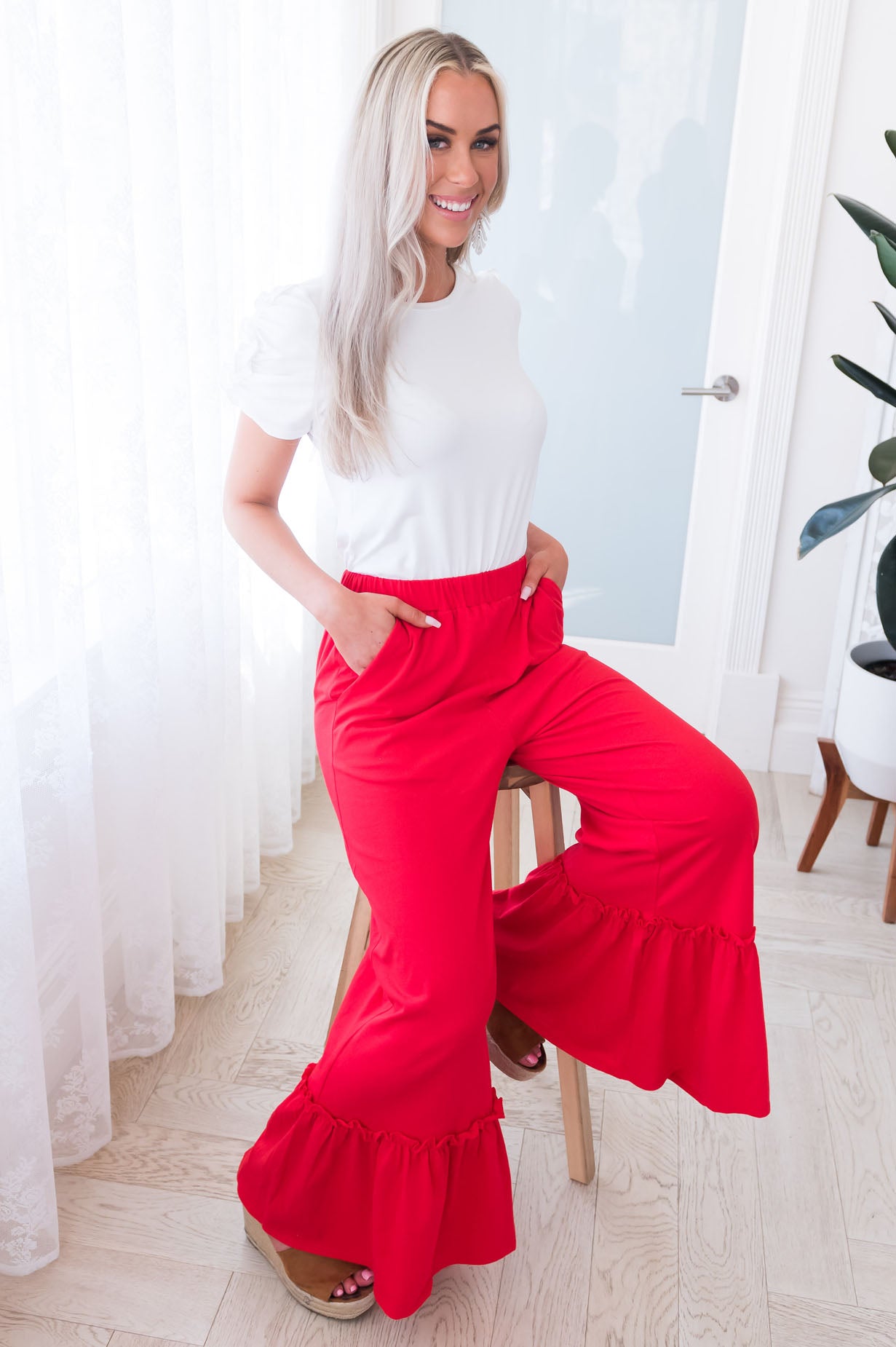 Celebration Is Key Modest Wide Leg Pants