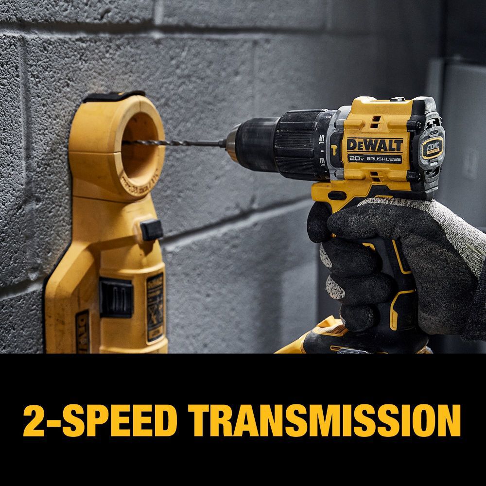 DEWALT 20V MAX 1/2" Hammer Drill ATOMIC COMPACT SERIES Cordless Kit DCD799L1 from DEWALT