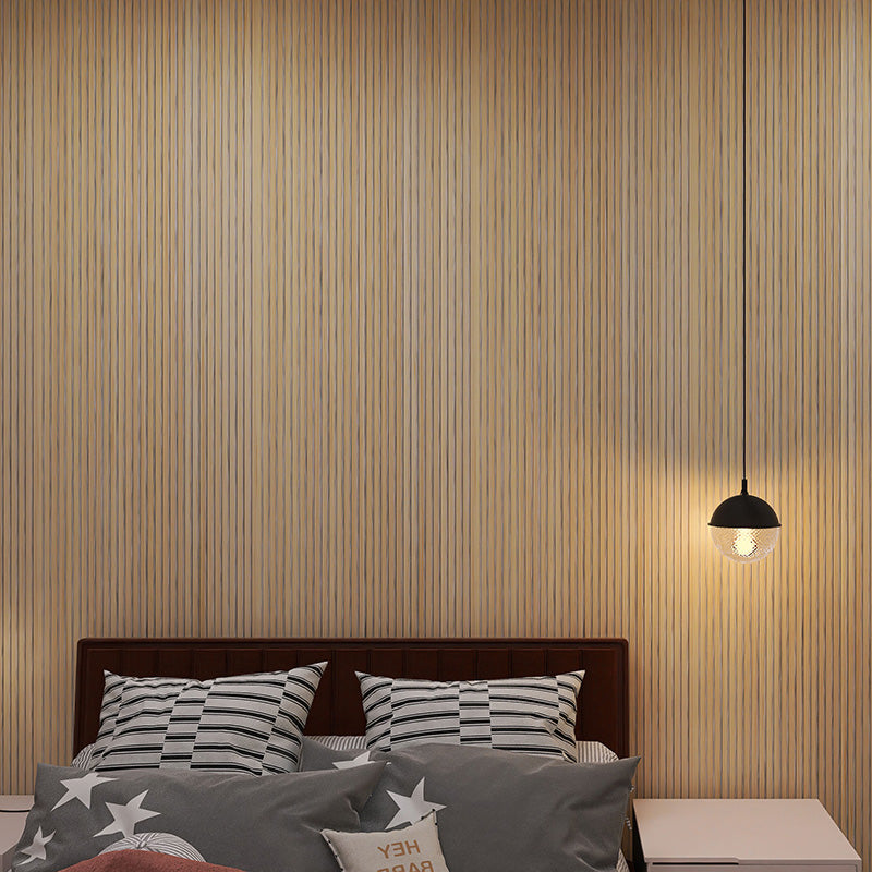 WOODFLEX Flexible Acoustic Wood Slat Wall Panel 270cm - Oak Veneer on Light Grey