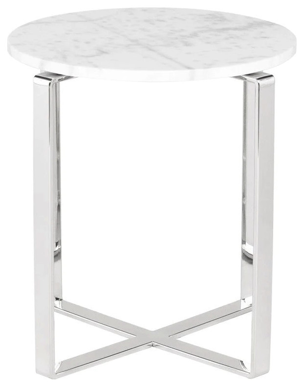 Chandler Silver Side Table   Contemporary   Side Tables And End Tables   by Virgil Stanis Design  Houzz