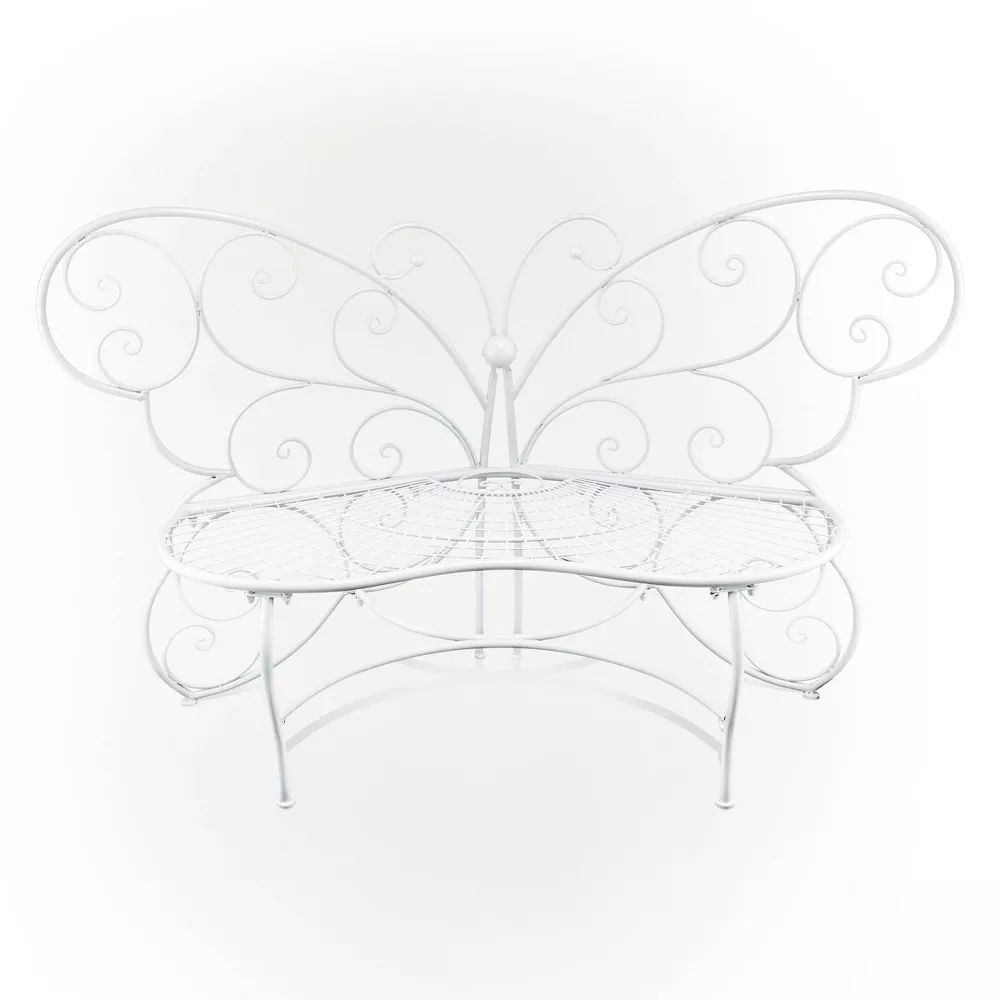 💒Last Day Special 70% off - Butterfly Metal Two People Outdoor Bench