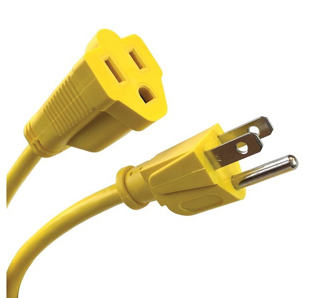 Stanley Tools Yellow Outdoor Power Extension Cord 15 Feet