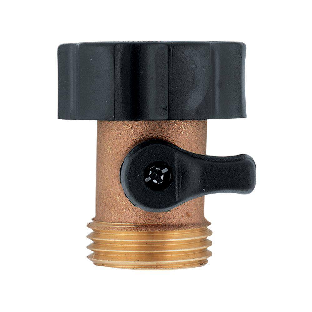 Orbit 34 in. Threaded Brass Shut-Off Coupling 27933