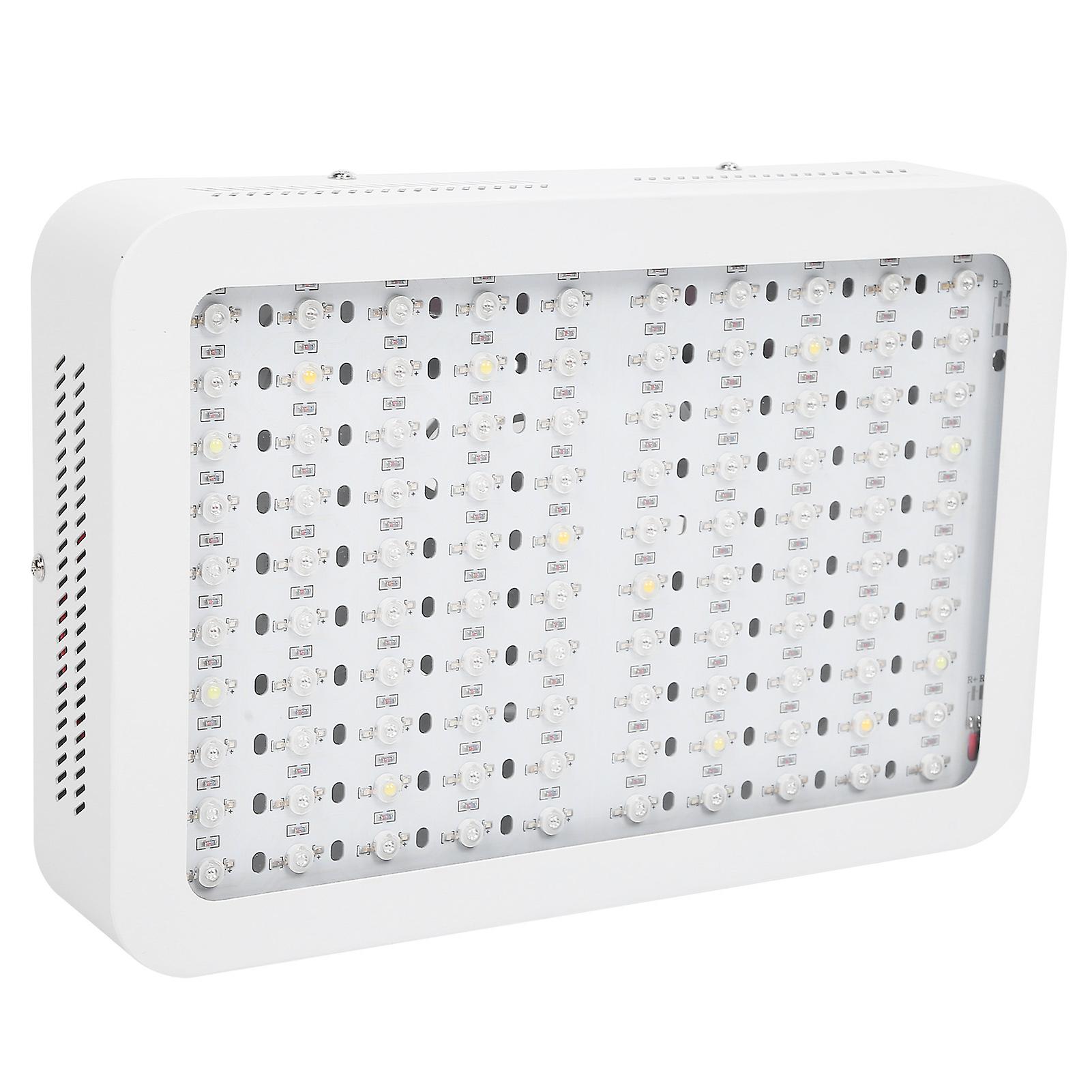 Growing Light Panel 100LEDs 1000W Full Spectrum Plant Lamp Dual Switches for Seedling Flowering PeriodUK Plug 85-265V