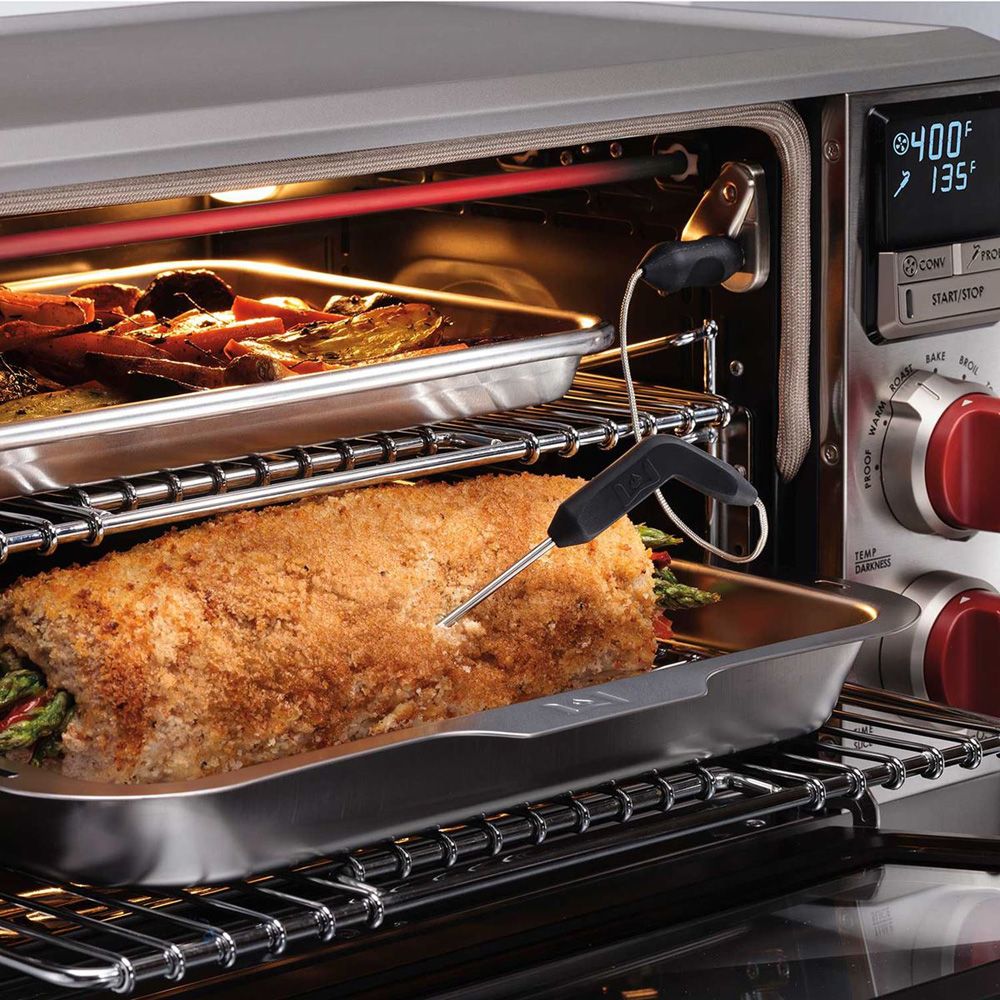 Wolf Gourmet Elite Countertop Oven With Red Knobs