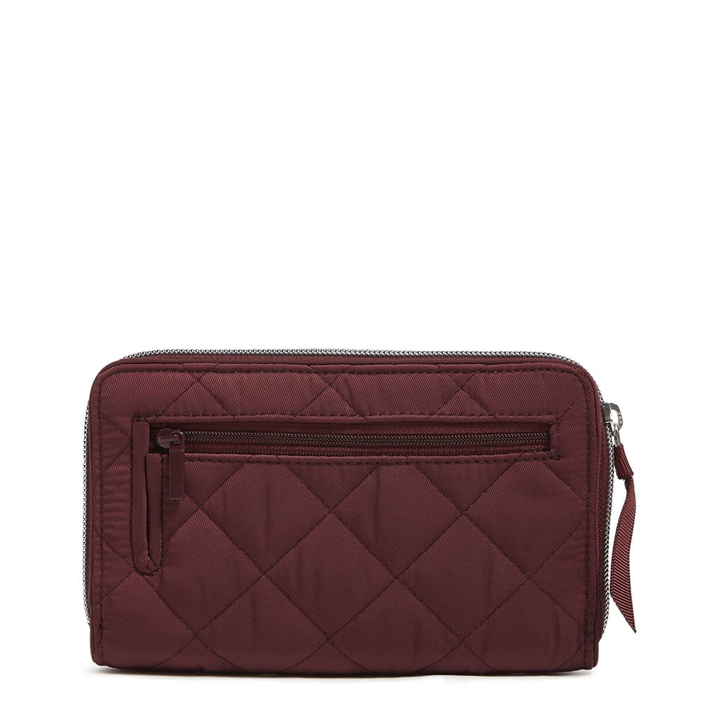 Vera Bradley  RFID Turnlock Wallet in Raisin