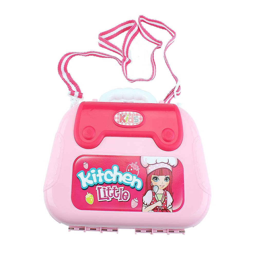 Kitchenware Bag 27pcs Simulation Suitcase Children Play House Toys