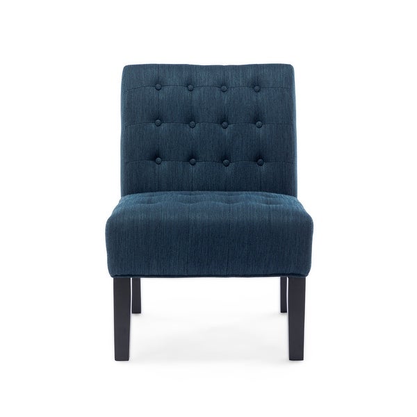 Lewis Fabric Tufted Accent Chair by Christopher Knight Home