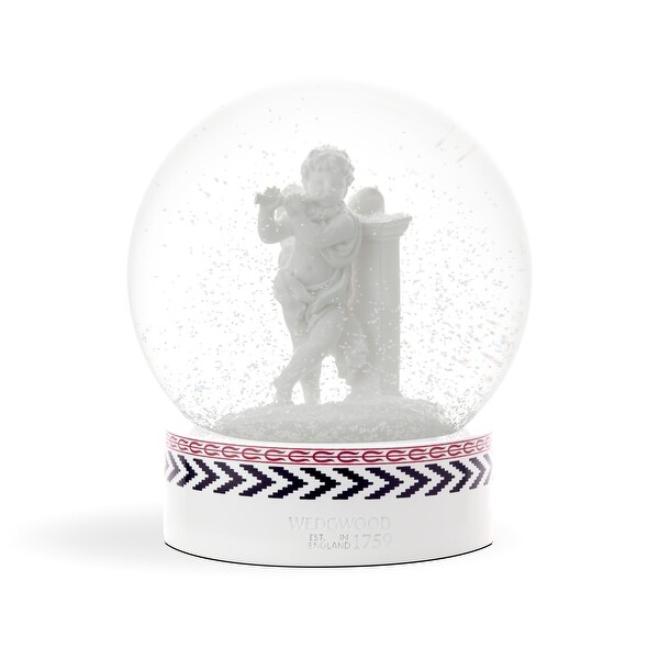 Wedgwood Christmas Cherub Snow Globe