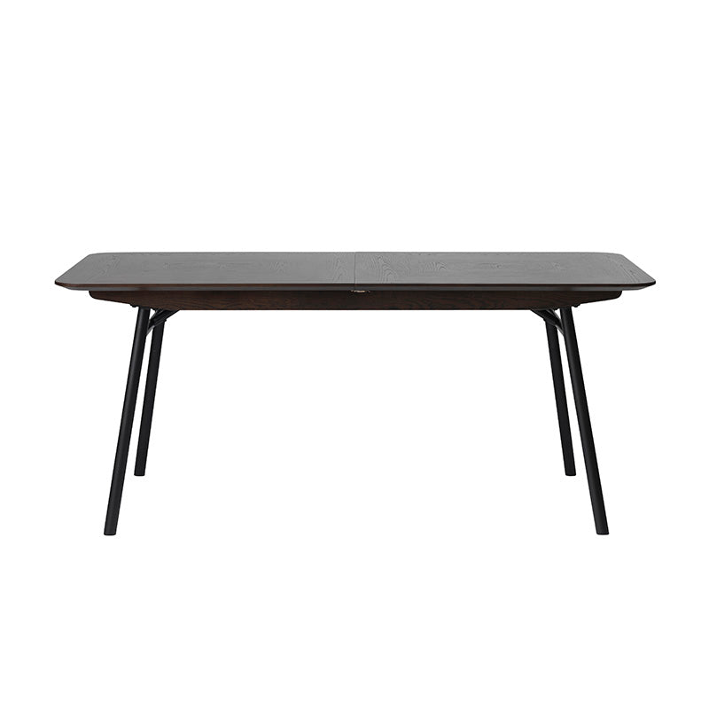 LATINA Extendable Dining Table 1.8-2.3M -  Dark Brown / Black