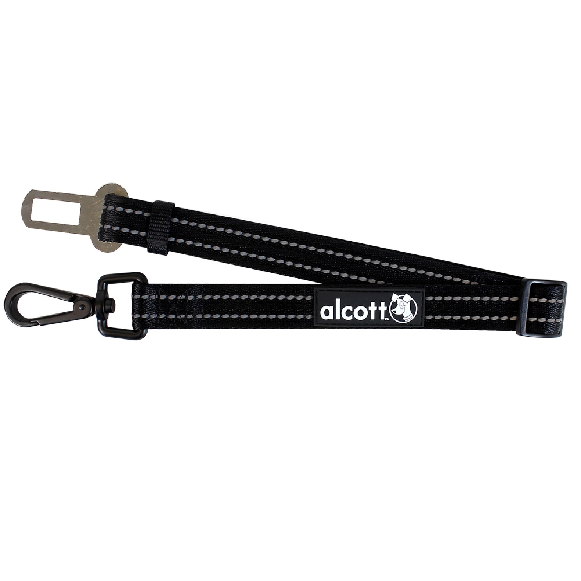 alcott Black Dog Seat Belt Tether