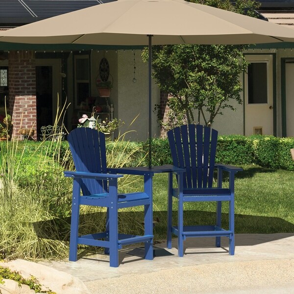 Patio Bar Stools Chairs Outdoor Tall Adirondack Arm Chairs Set of 2and4