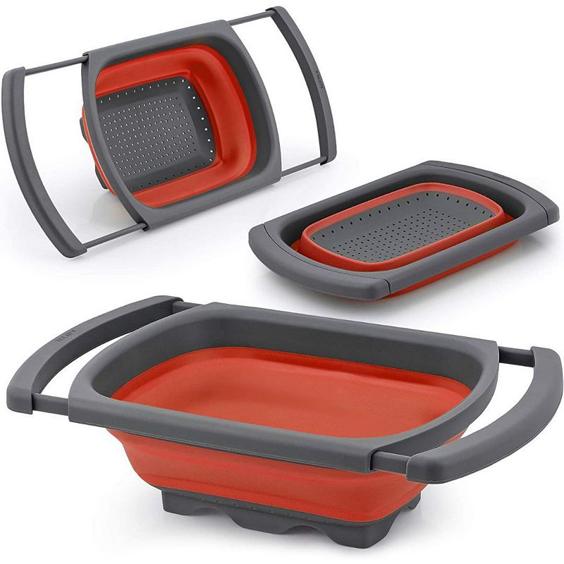 Collapsible Colander With Extendable Handles