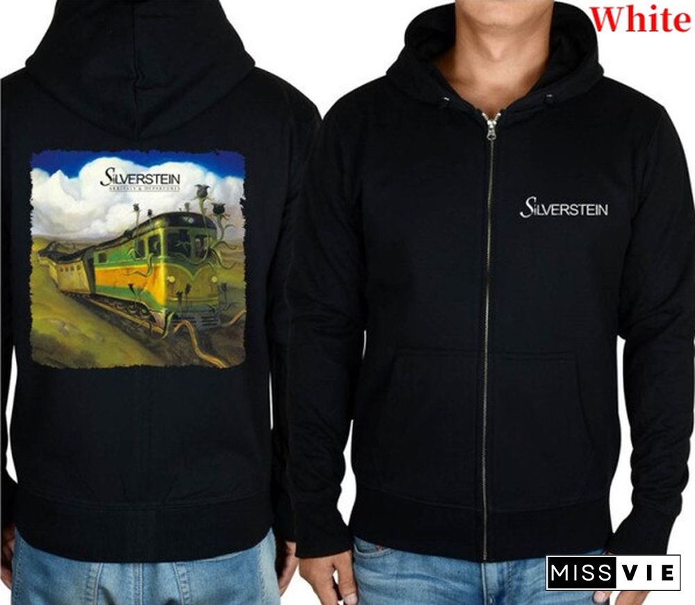 5 Designs Zipper Sweatshirt Silverstein Band Nice Soft Warm Hoodies Jacket