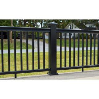 Fiberon CountrySide 8 ft. x 36 in. Composite Line Section H-Channel Top Rail Bottom Rail SEC19 S BL 8 29.5SB