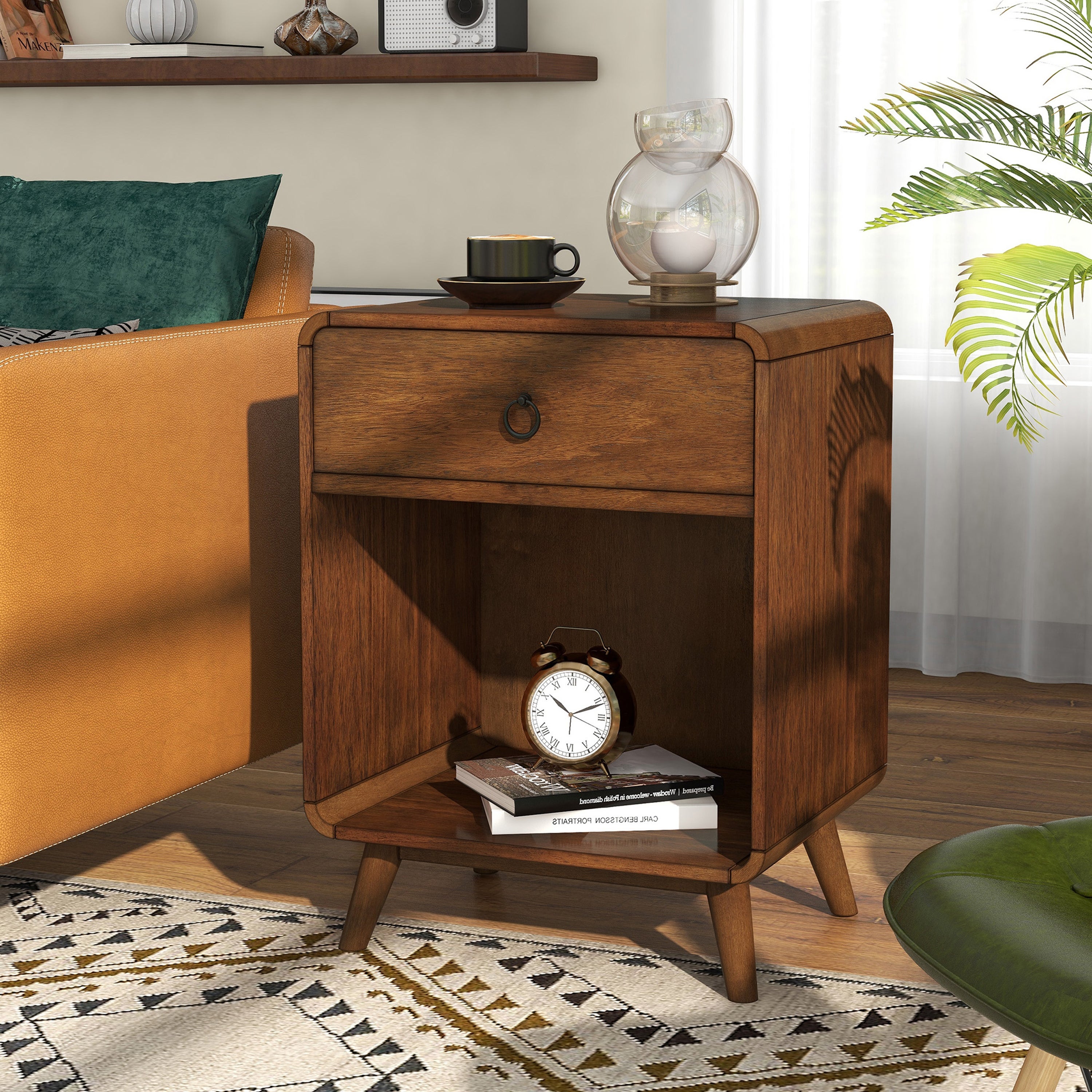 Furniture of America Eliott Mid-century Modern 19-inch Side Table