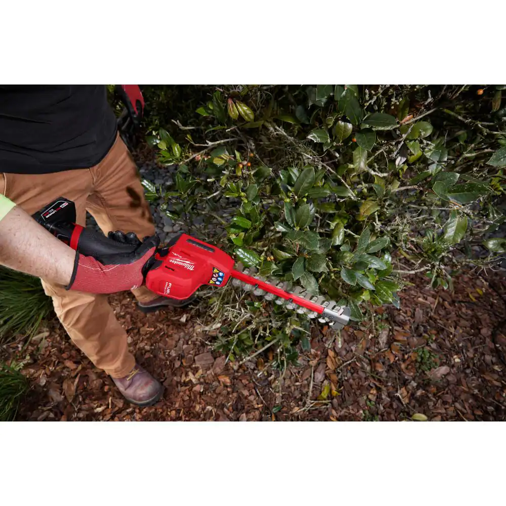 Milwaukee 2533-21 M12 FUEL 8 in. 12V Lithium-Ion Brushless Cordless Hedge Trimmer Kit with 4.0 Ah Battery and Charger