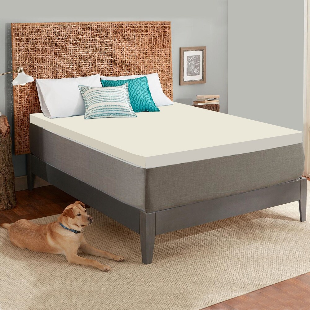 ONETAN   1 inch Foam Topper Adds Comfort to Mattress.