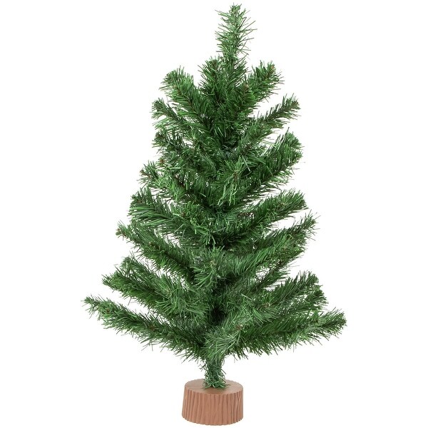 24 Mini Pine Medium Artificial Christmas Tree，Unlit