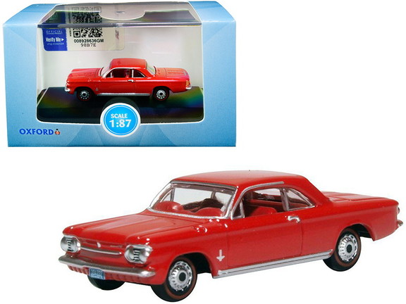 Oxford Diecast 87CH63002  1963 Chevrolet Corvair C...