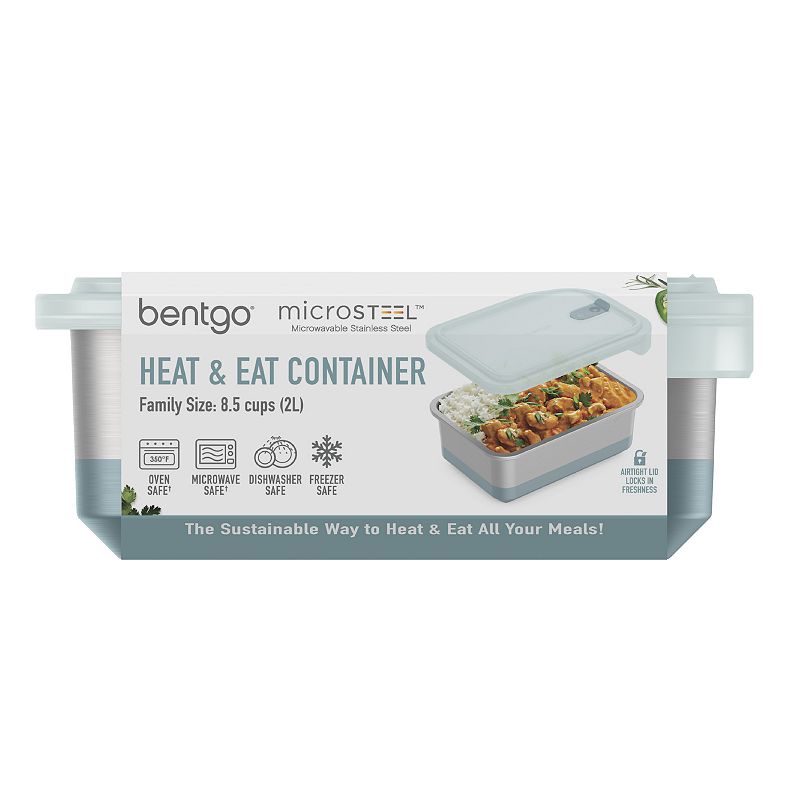 Bentgo Microsteel Heat and Eat Family-Size Food Container