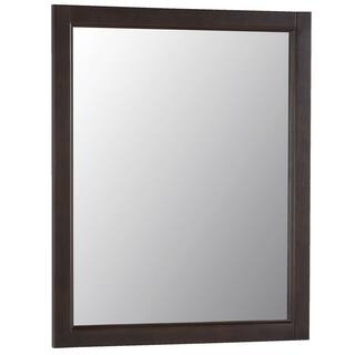 Glacier Bay Northwood 26 in. x 31 in. Wood Framed Wall Mirror in Dusk NWWM26-DK