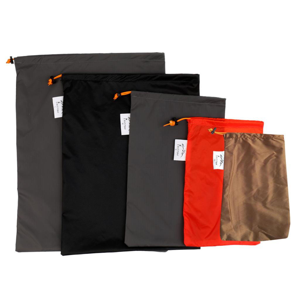 5x light Drawstring Stuff Sack Storage Bag for Travel Outdoor Camping