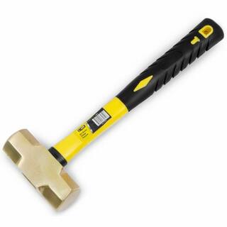 Stark 3 lbs. Brass Sledge Hammer with Fiberglass Handle 15161-H