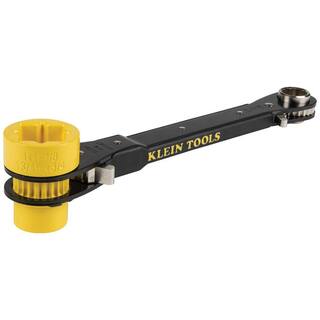 Klein Tools 5-in-1 Heavy Duty Racheting Lineman's Wrench KT155HD