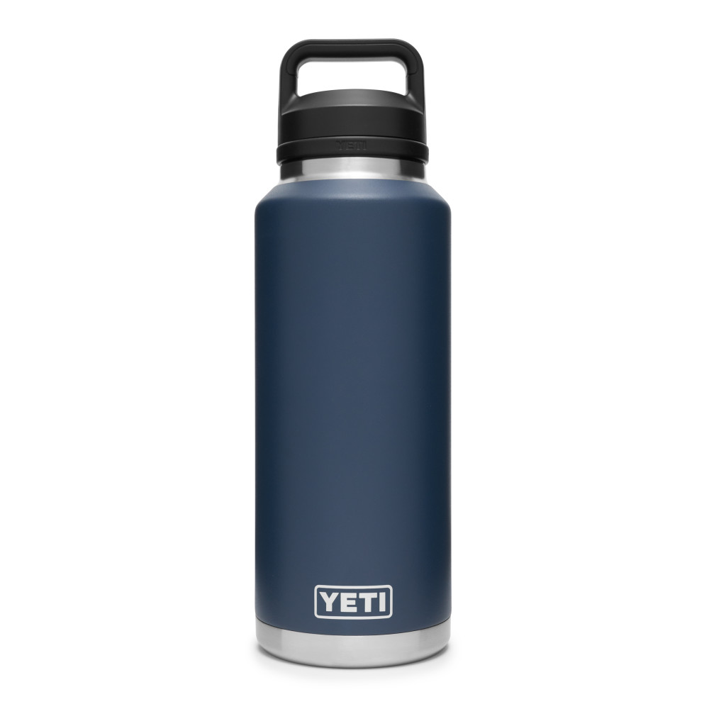 Yeti Rambler Bottle with Chug Cap 46oz， Navy