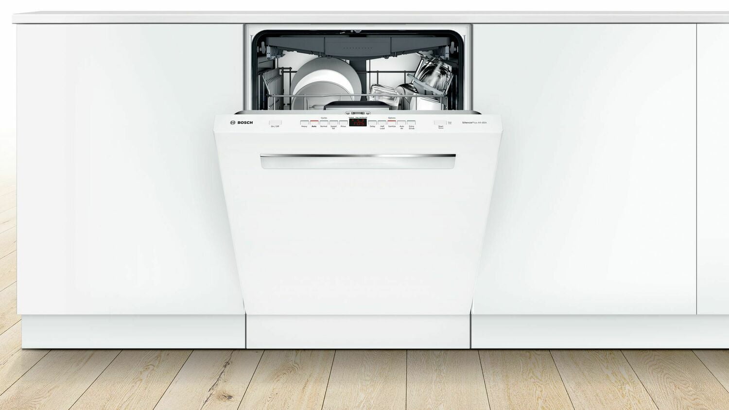 Bosch SHP865ZD2N 500 Series Dishwasher 24'' White Shp865Zd2N