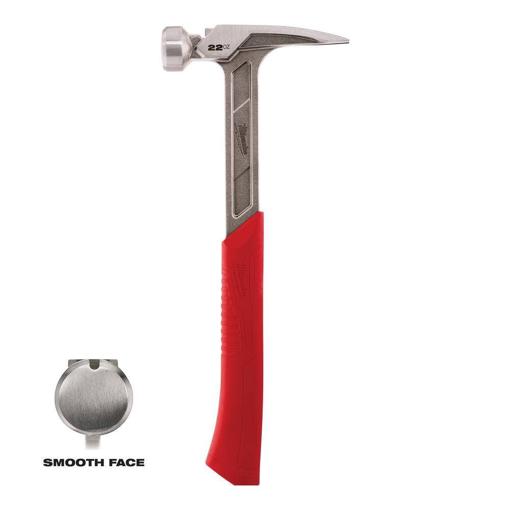 MW 22 oz. Smooth Face Framing Hammer 48-22-9023