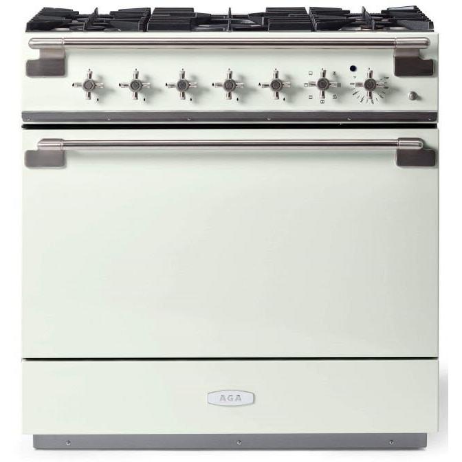 AGA 36in Elise Dual Fuel Range AEL361DFWHT