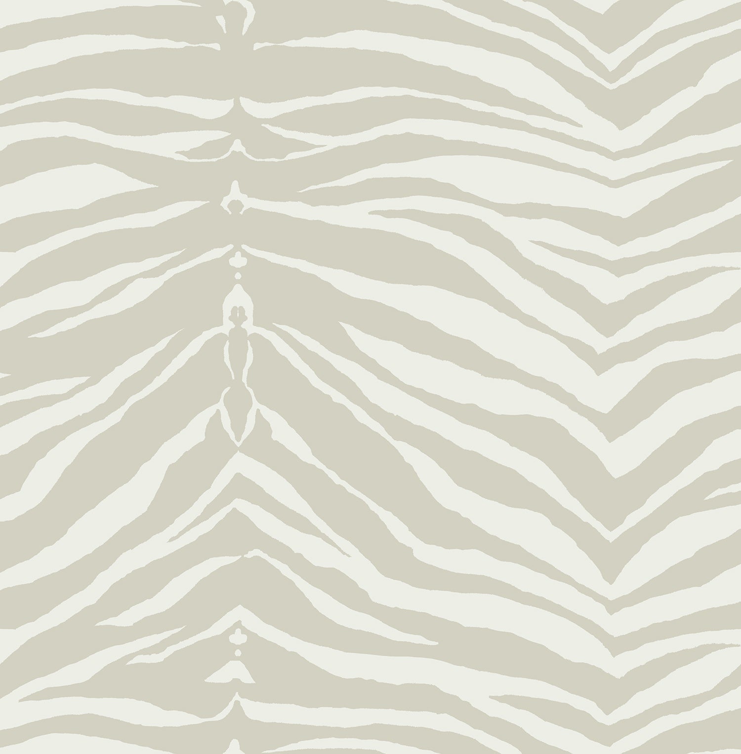 Zebra Wallpaper in Grey from the Watercolor Florals Collection