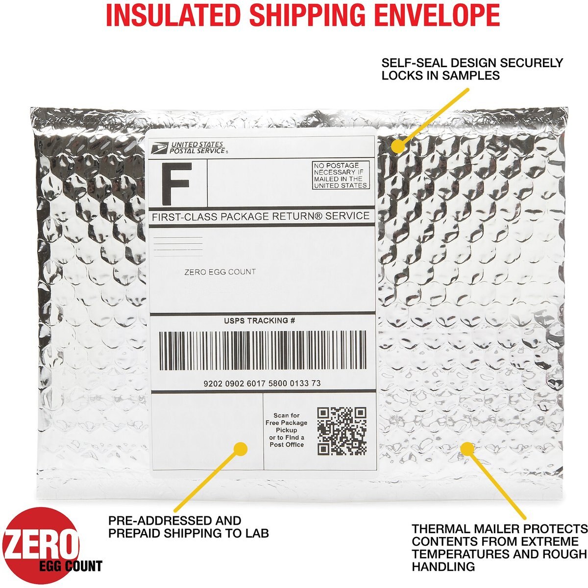 Zero Egg Count Equine Parasite and Worm Test Kit