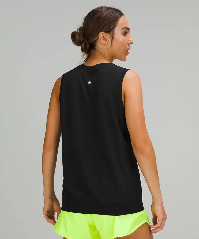 Swiftly Breathe Relaxed-Fit Muscle Tank Top