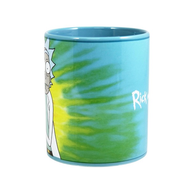 Just Funky Rick And Morty Psychodelic Heat reveal 11 Ounce Ceramic Mug