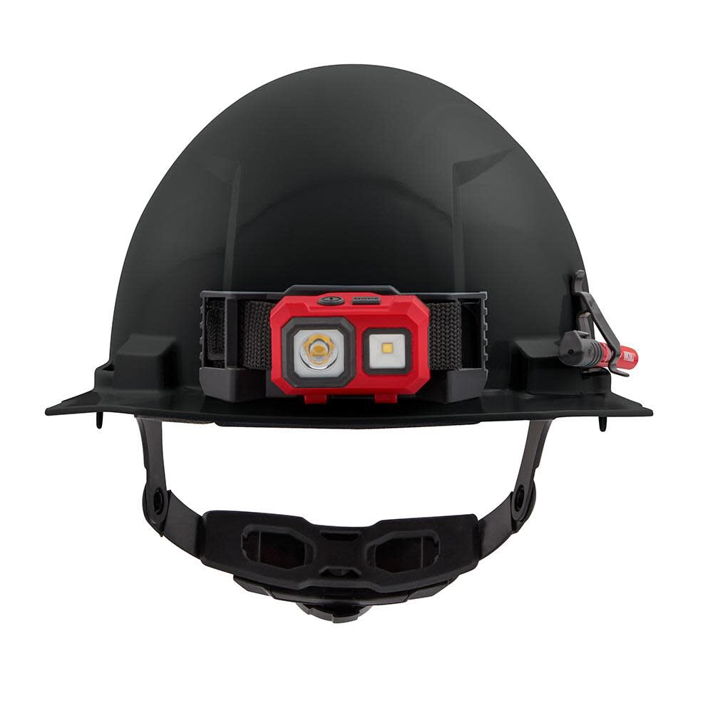 Milwaukee Black Front Brim Hard Hat with 6pt Ratcheting Suspension Type 1 Class E 48-73-1130 from Milwaukee