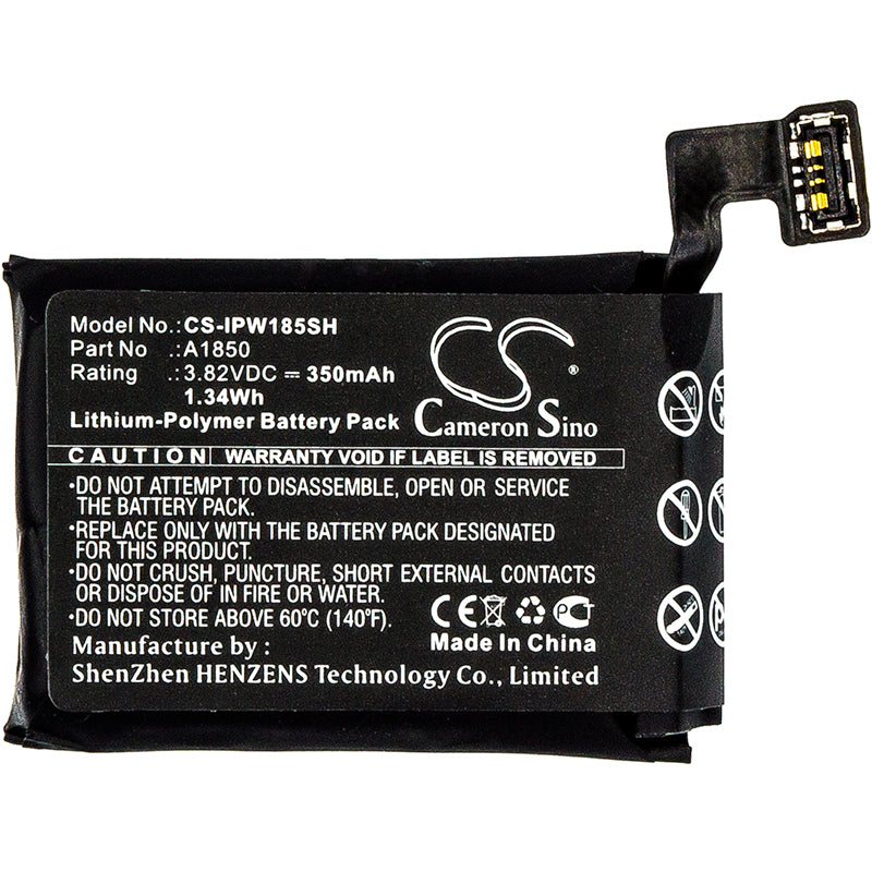 Apple A1859 GSRFMQK32LL A GSRFMQK62LL A GSRFMQL Replacement Battery BatteryClerkcom Smart Watch