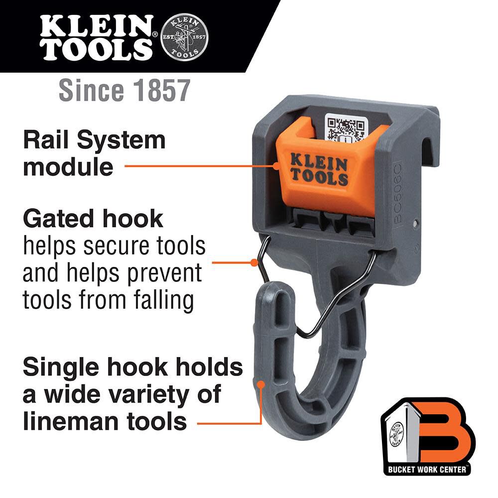 Klein Tools Closed Hook Module Rail System BC506C from Klein Tools