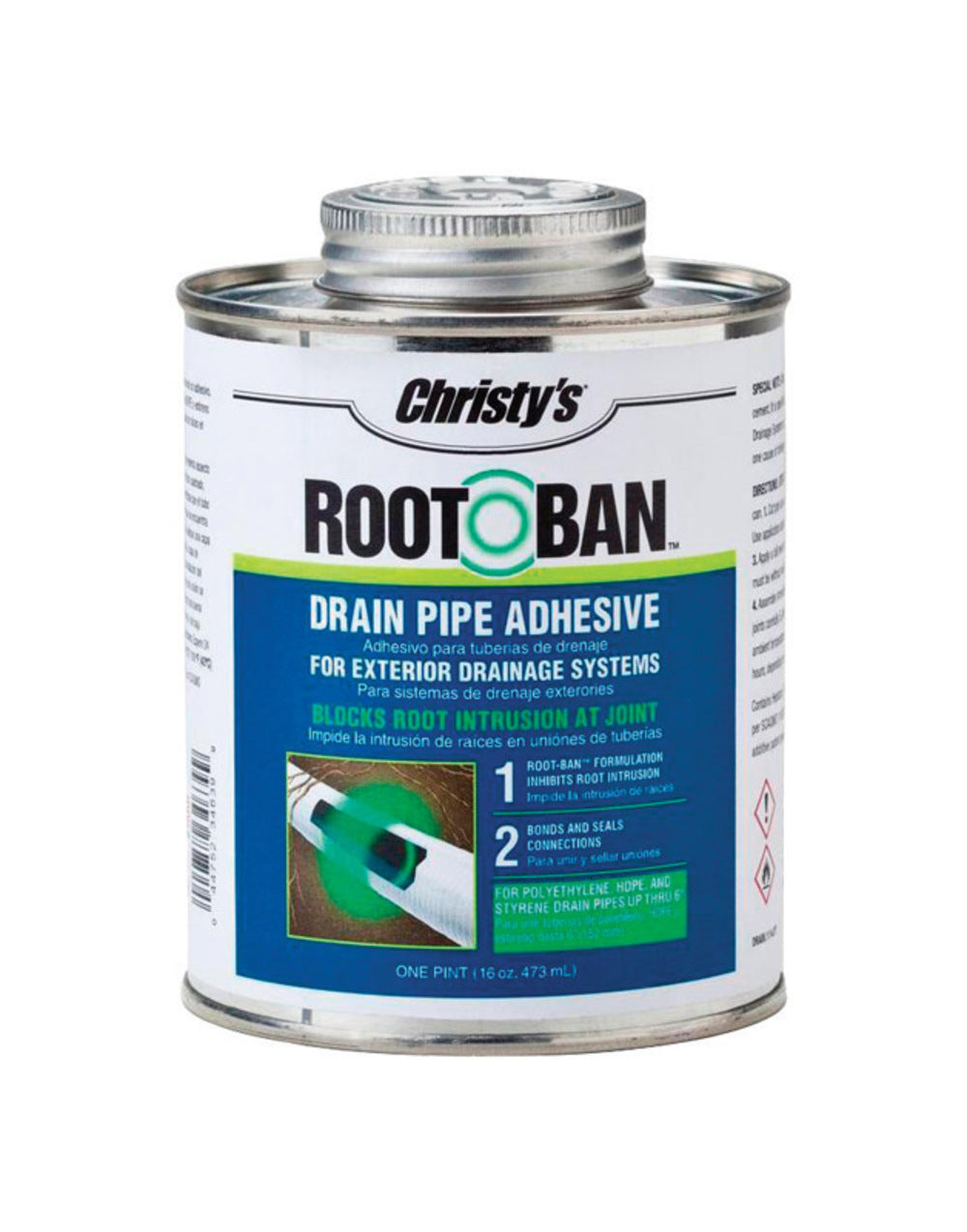 DRAIN PIPE ADHESIVE 1PT